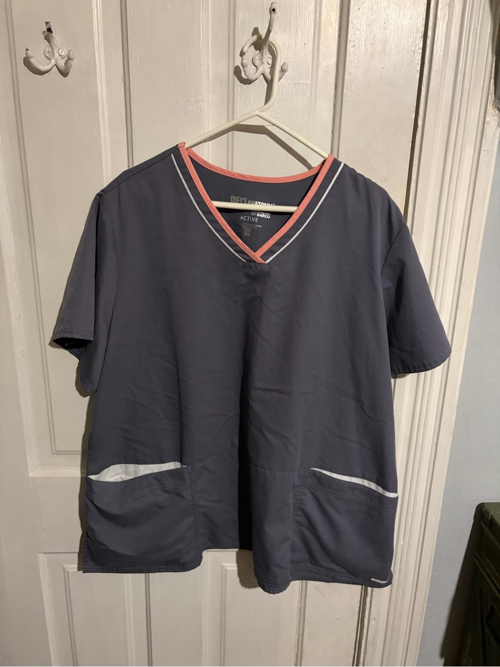 3XL Grey Grey’s Anatomy Scrub Top